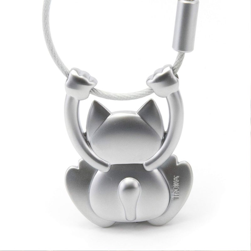Troika Tabby Cat Keyring (KR1020MA) - Image 3